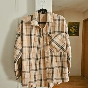 Shein Plaid Flannel Shirt